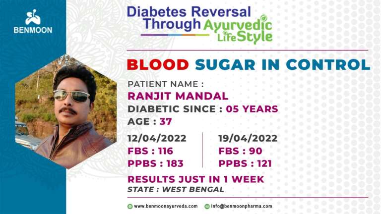 3) Ranjit Mandal - Blood Sugar